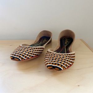 Fuchsia Artisan Handcrafted Flats